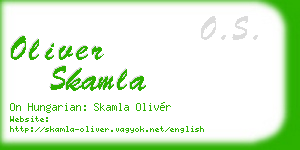 oliver skamla business card